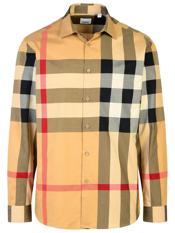 Burberry 'summerton' Beige Cotton Shirt