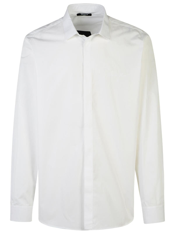 Balmain White Cotton Shirt