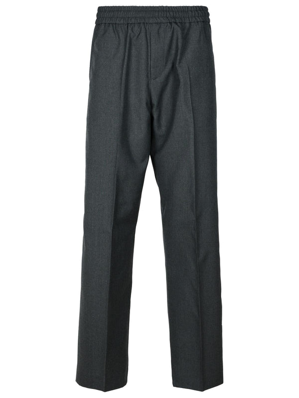 Golden Goose 'lenny' Grey Virgin Wool Pants