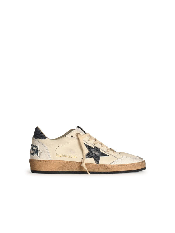 Golden Goose 'ballstar' White Leather Sneakers