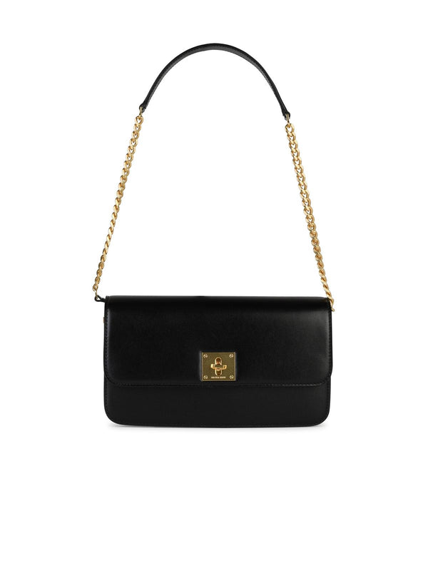 Golden Goose 'gioia' Black Leather Crossbody Bag