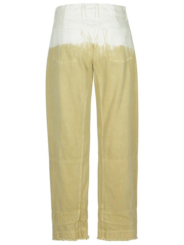 Jil Sander Beige Cotton Jeans