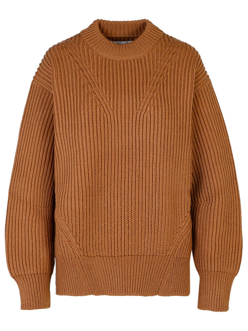 Jil Sander Jil Sander Jersey de Lana Marrón para Mujer - World Class Fashion