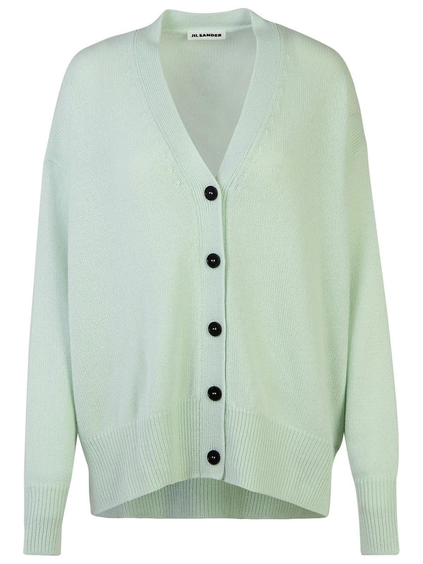 Jil Sander Mint Cashmere Cardigan