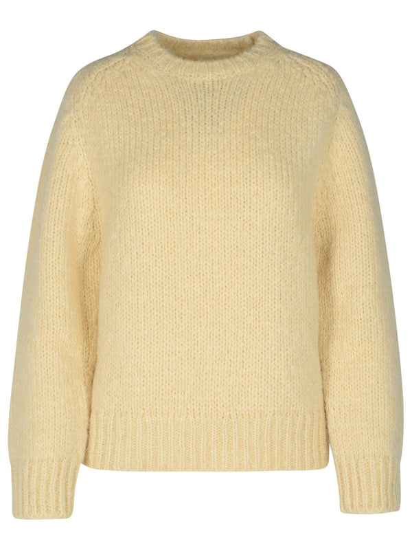 Jil Sander Cream Mohair Blend Sweater