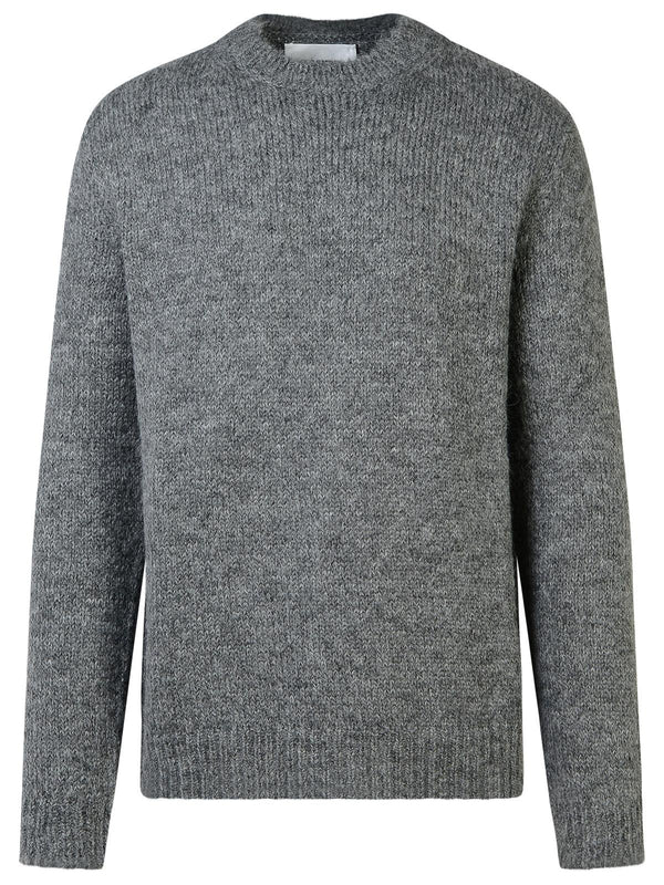 Jil Sander Grey Alpaca Blend Sweater