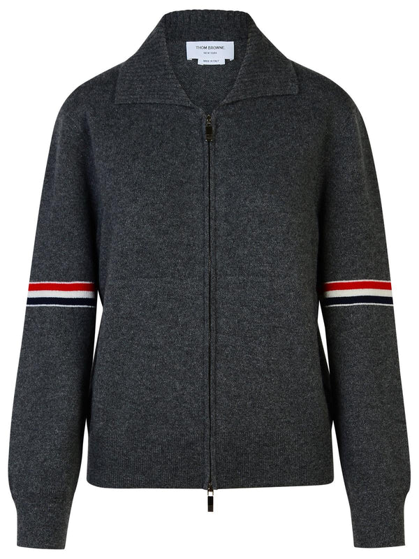 Thom Browne Grey Cashmere Sweater