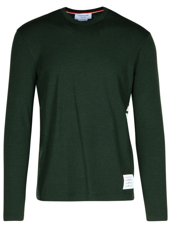 Thom Browne Green Wool T-shirt