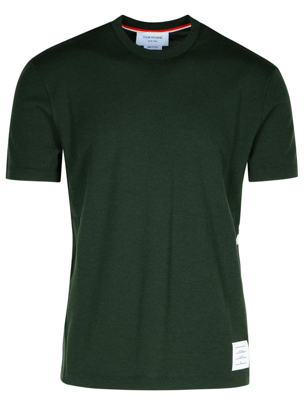 Thom Browne Green Wool T-shirt