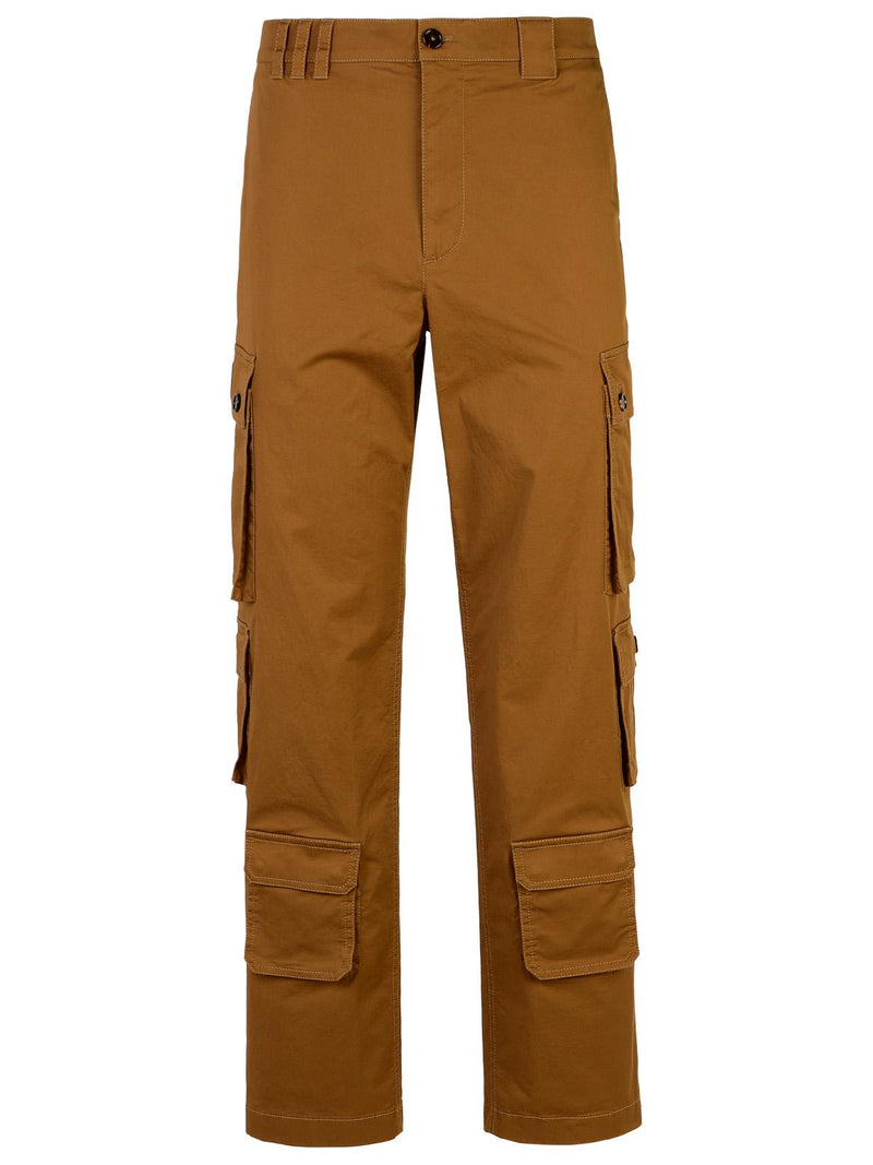 Dolce & Gabbana Dolce & Gabbana Cotton Cargo Trousers Brown Men - World Class Fashion