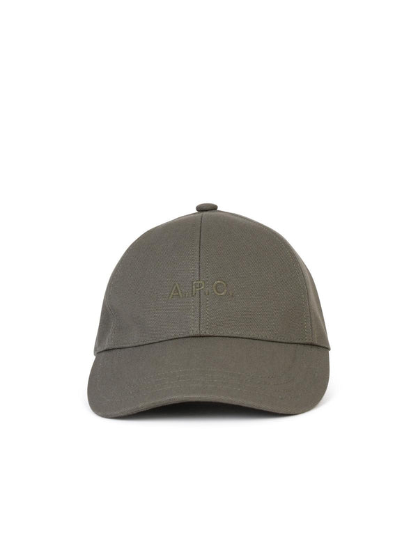 A.p.c. 'charlie' Military Khaki Cotton Cap