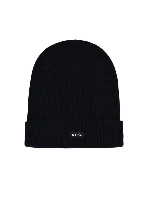 A.p.c. 'autumn' Navy Wool Beanie