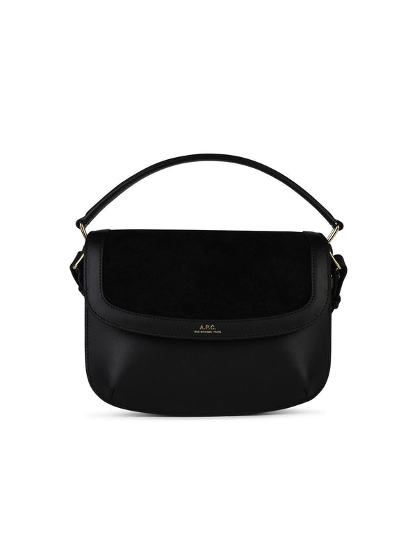 A.p.c. 'sarah' 'mini' Black Leather Bag