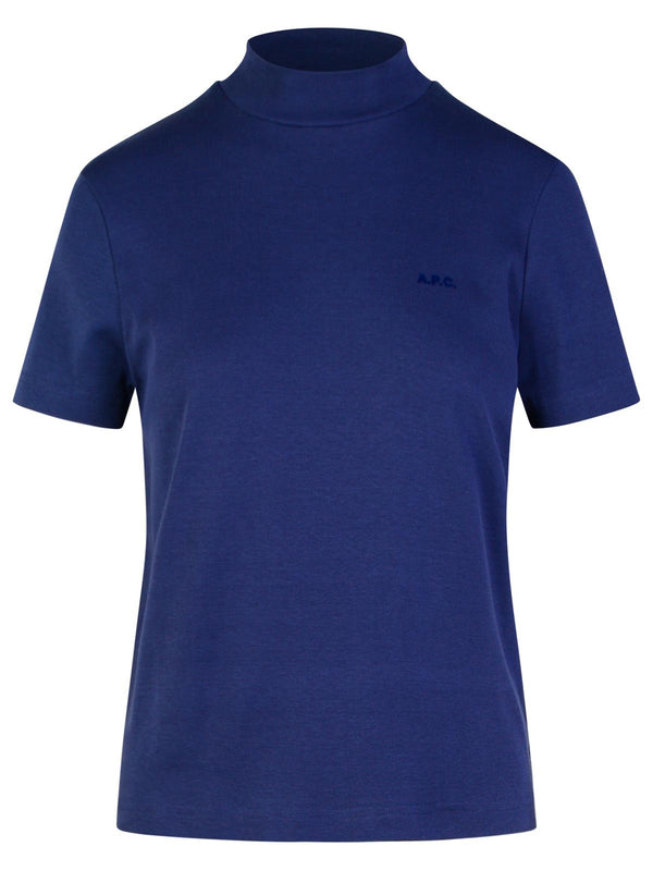 A.p.c. 'caroll' Navy Cotton T-shirt