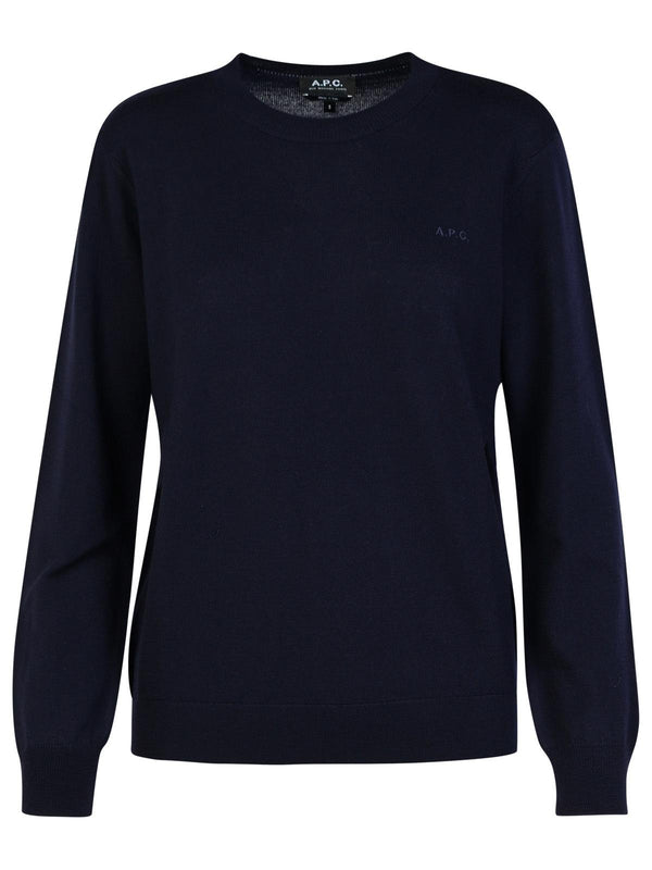 A.p.c. 'philo' Navy Wool Sweater