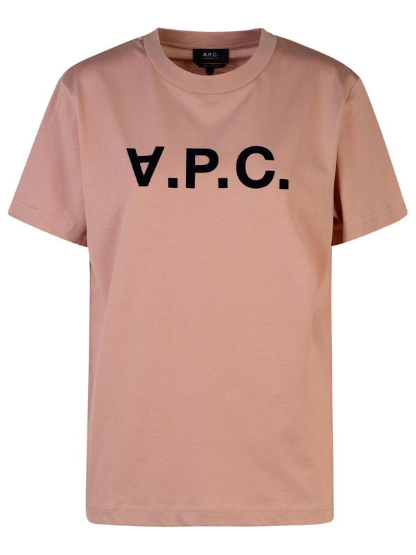 A.p.c. Pink Cotton T-shirt