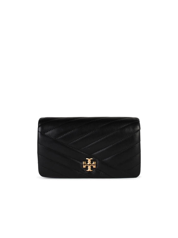 Tory Burch 'kira' Black Leather Wallet