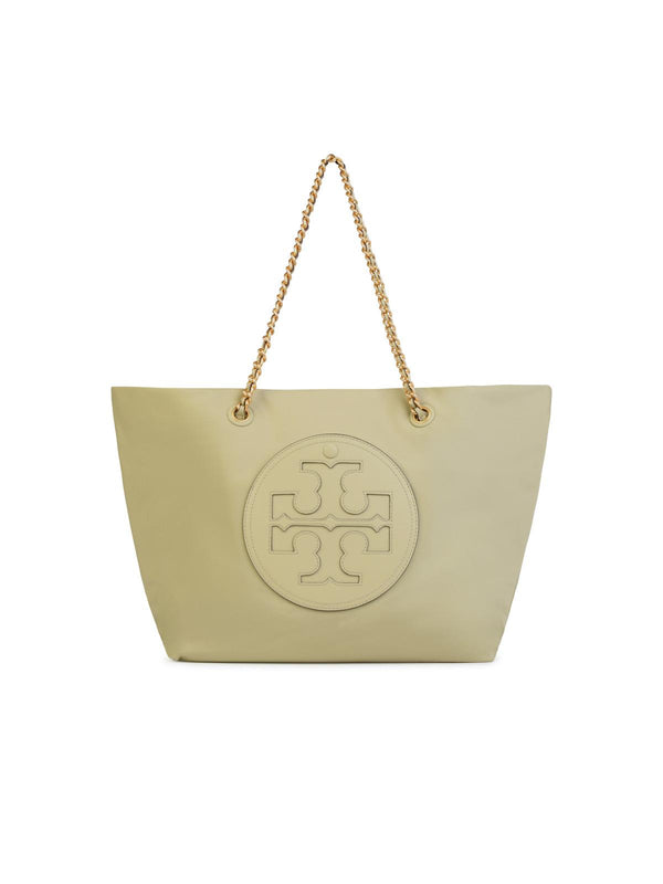 Tory Burch 'ella Chain Tote' Light Green 'canvas' Bag