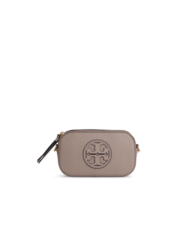 Tory Burch 'miller' Mini Leather Camera Bag Nude