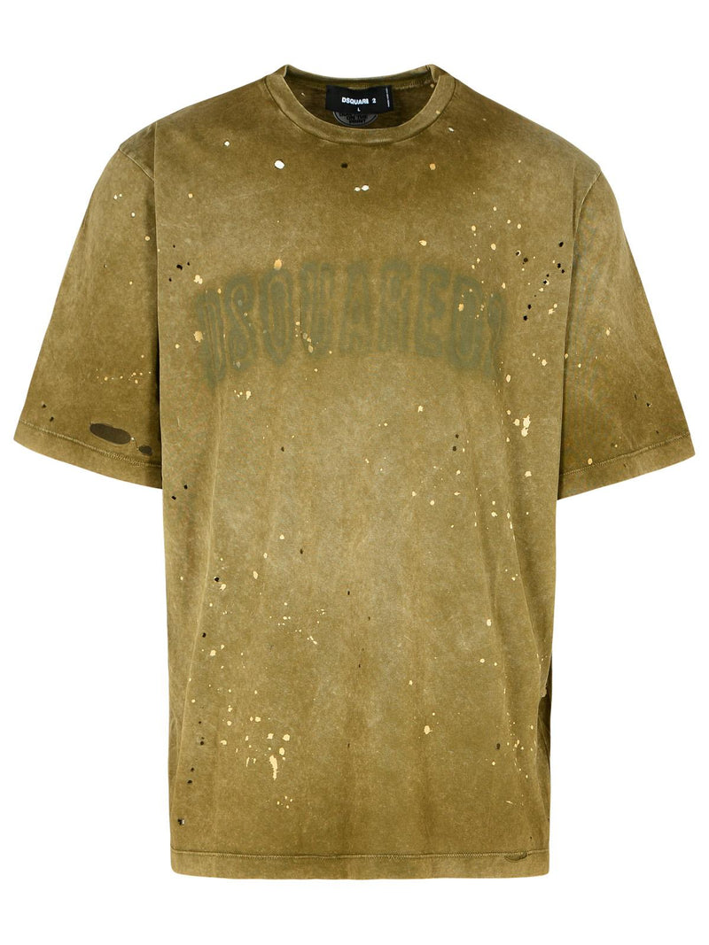 Dsquared2 Dsquared2 Green Cotton Polo Shirt Men - World Class Fashion