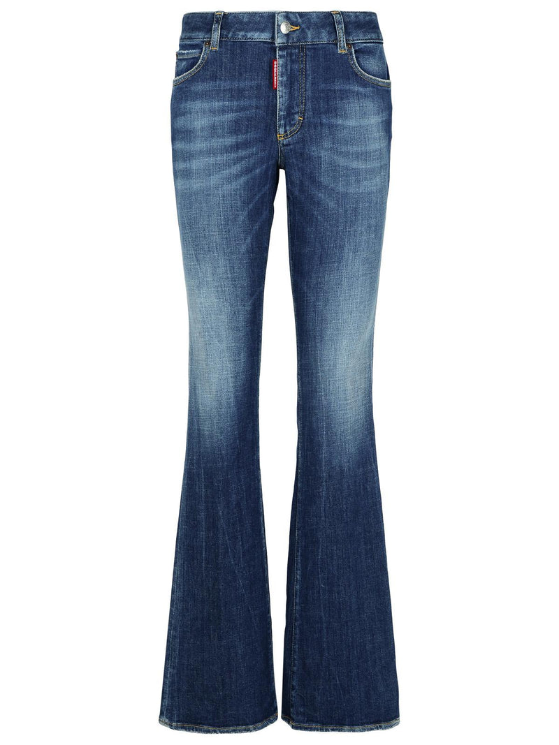 Dsquared2 Dsquared2 Flare Navy Denim Jeans Women - World Class Fashion