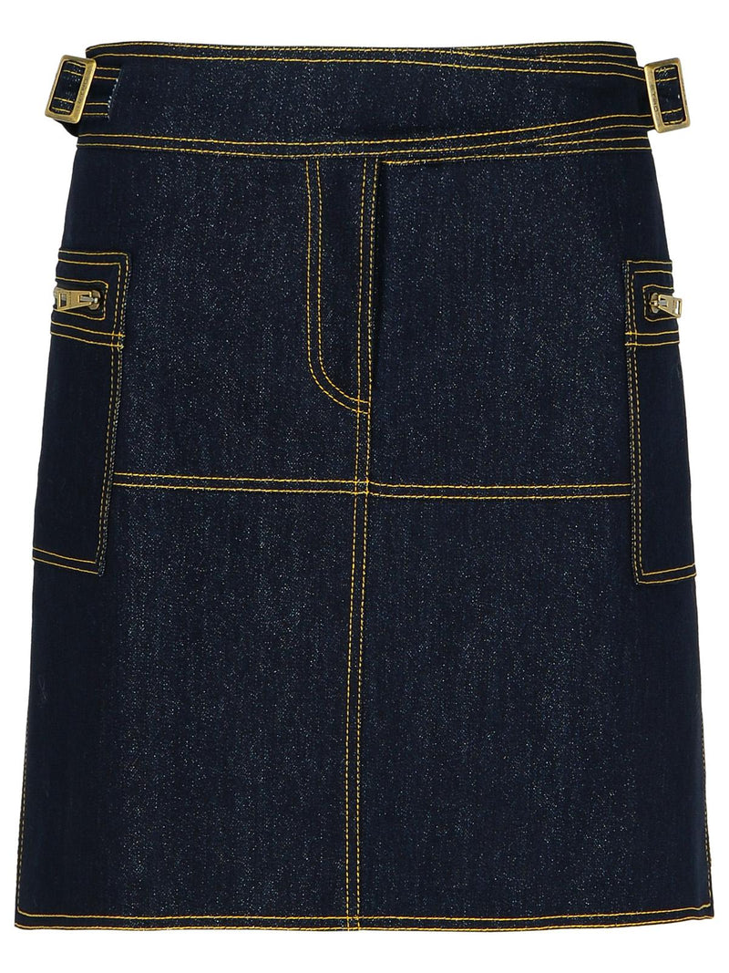 Etro Minifalda de mezclilla Etro azul oscuro para mujer - World Class Fashion