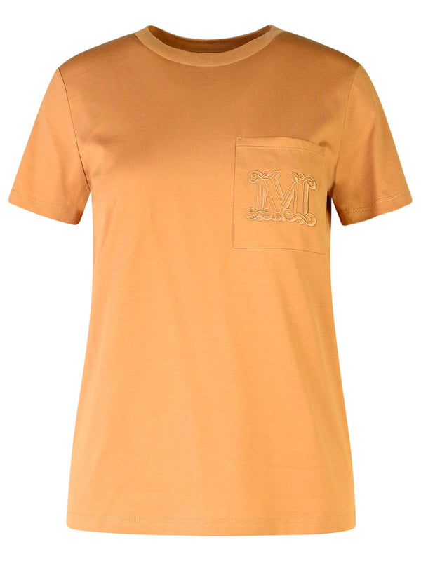 Max Mara 'papaya' Beige Cotton T-shirt