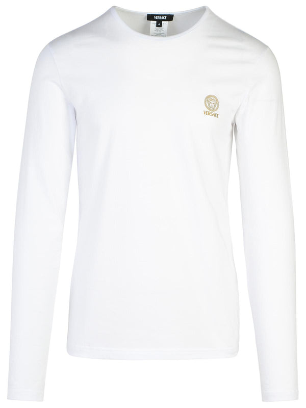 Versace 2 White Cotton T-shirts Set