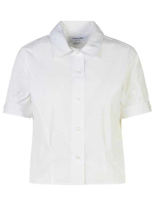 Thom Browne White Cotton Shirt