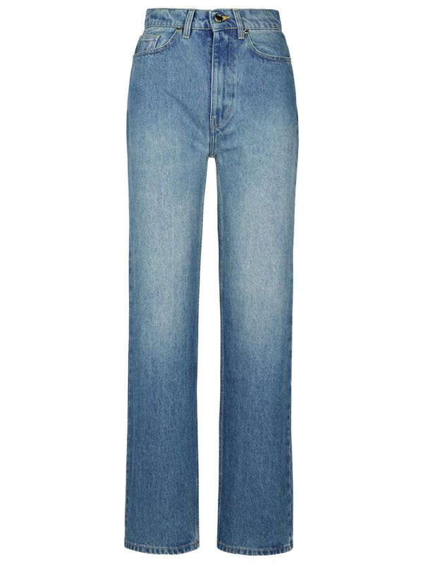 Casablanca Light Blue Denim Cotton Jeans