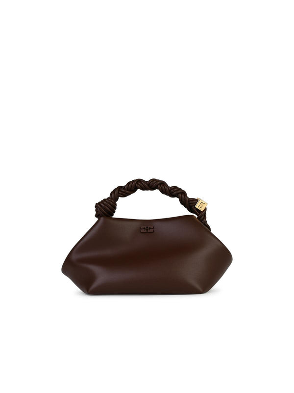 Ganni Small 'bou' Brown Leather Bag