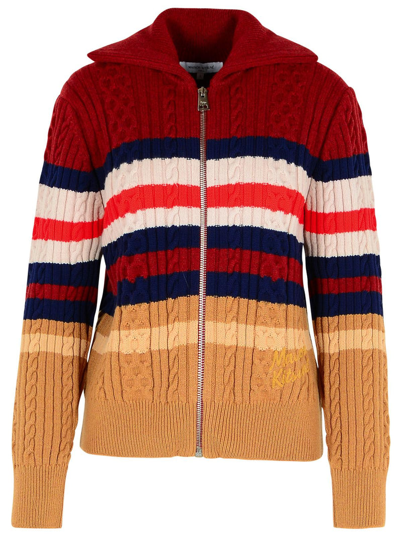 Maison Kitsuné Maison Kitsuné Suéter de mezcla de lana multicolor para mujer - World Class Fashion