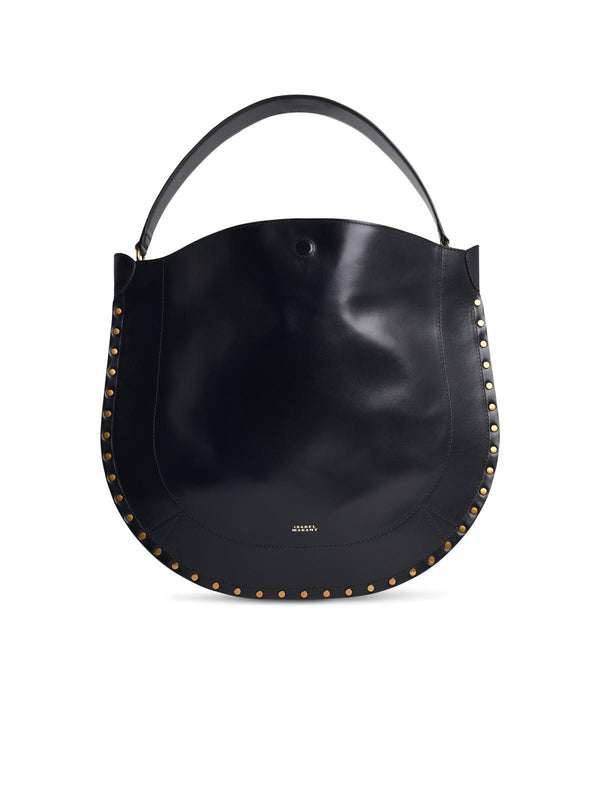 Isabel Marant 'oskan' Black Soft Leather Bag