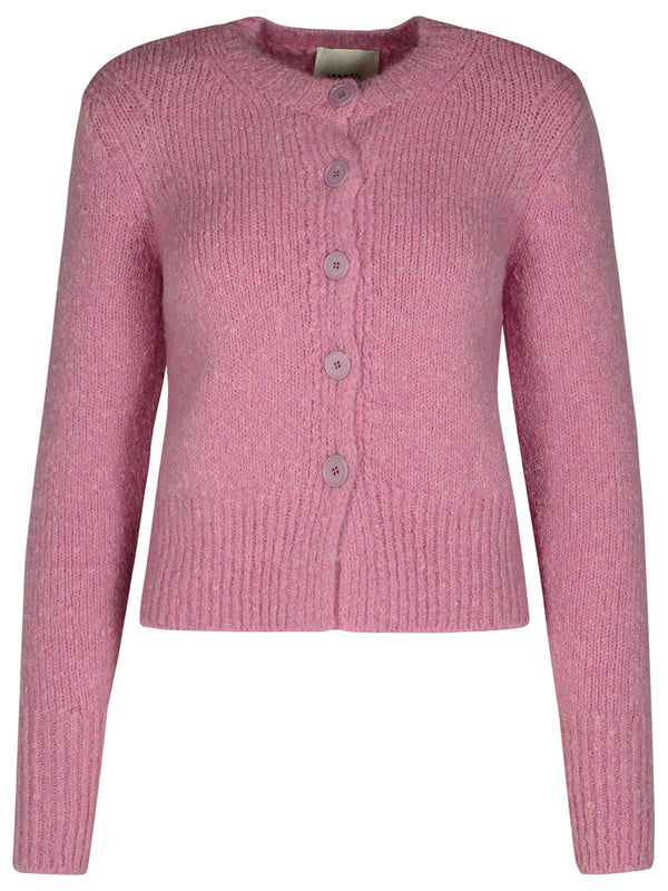 Isabel Marant 'kathlen' Pink Acrylic Blend Cardigan