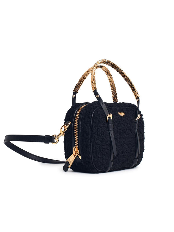 Moschino 'soft' Black Polyester Bag