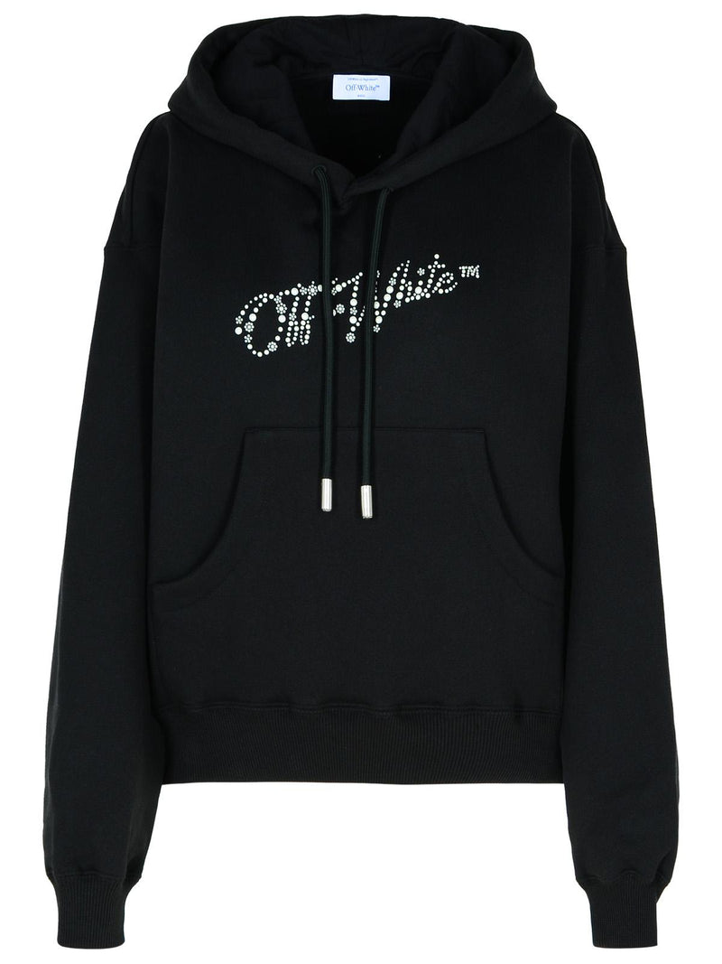 Off-white Off-white Black Cotton Sweatshirt Women - World Class Fashion