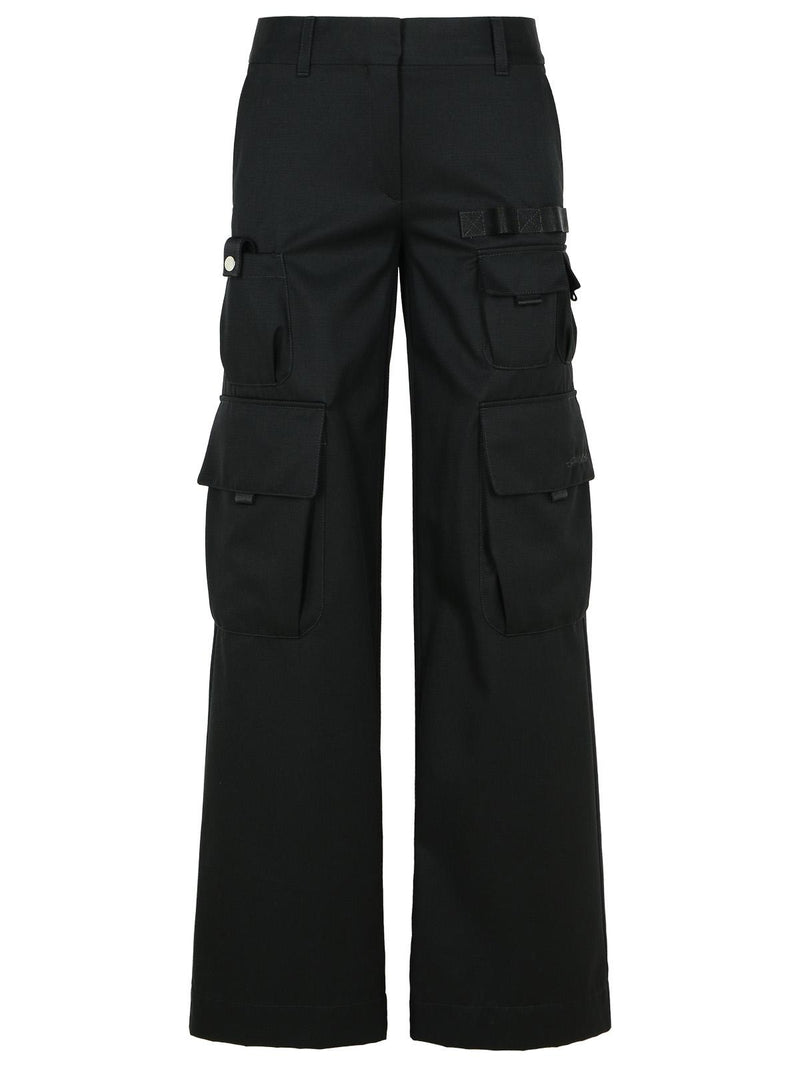 Off-white Off-white 'TOY Box' Black Virgin Wool Pants - World Class Fashion