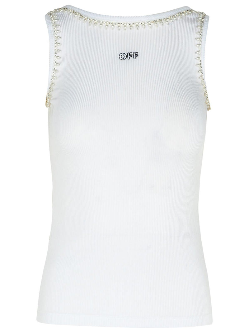 Off-white Off-white Viscose Tank Top White Women - World Class Fashion