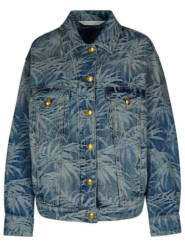 Palm Angels Light Blue Denim Jacket