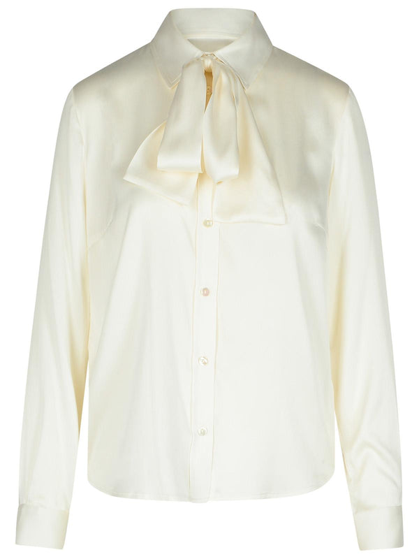 P.a.r.o.s.h. 'salty' Cream Evening Blend Shirt