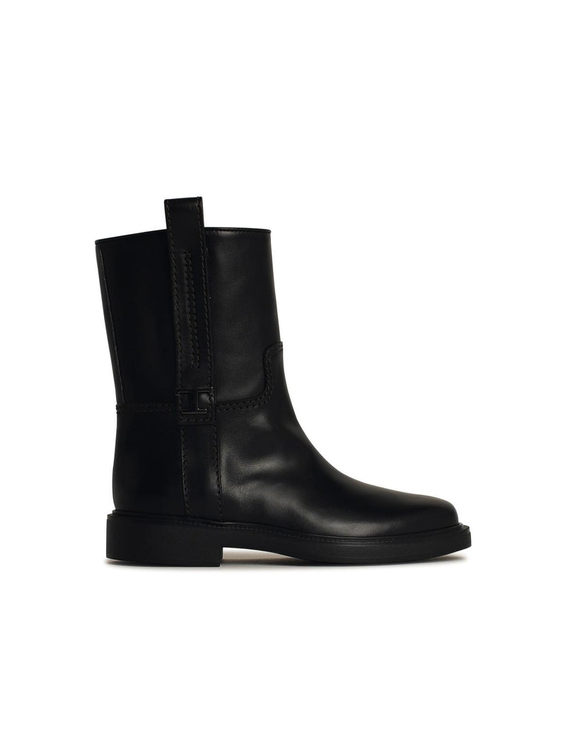Tod’s Botines Tod's de piel negra para mujer - World Class Fashion