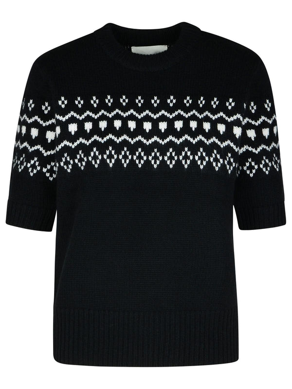 Lisa Yang 'ylva' Black Cashmere Sweater