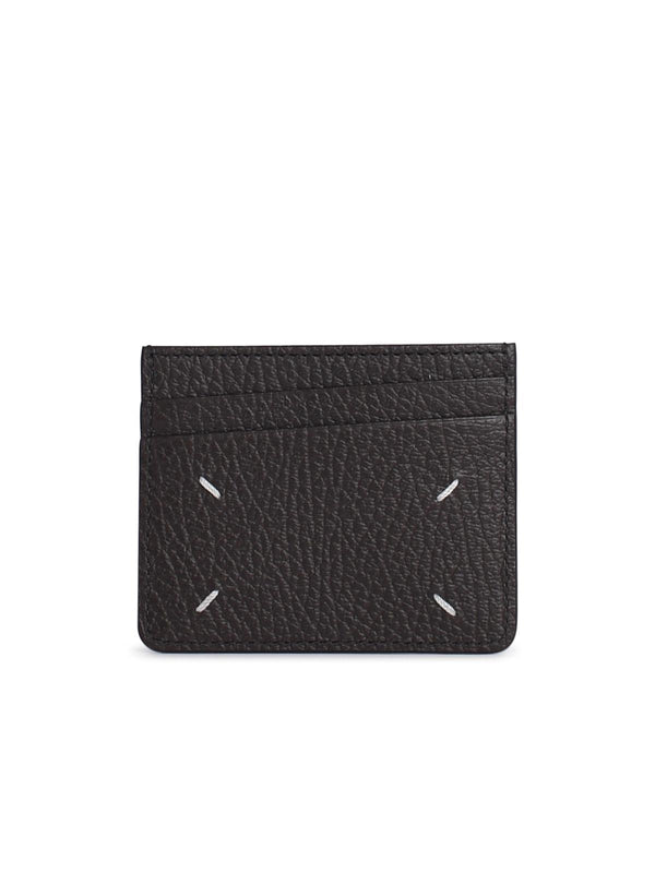 Maison Margiela Slim Brown Leather Card Holder