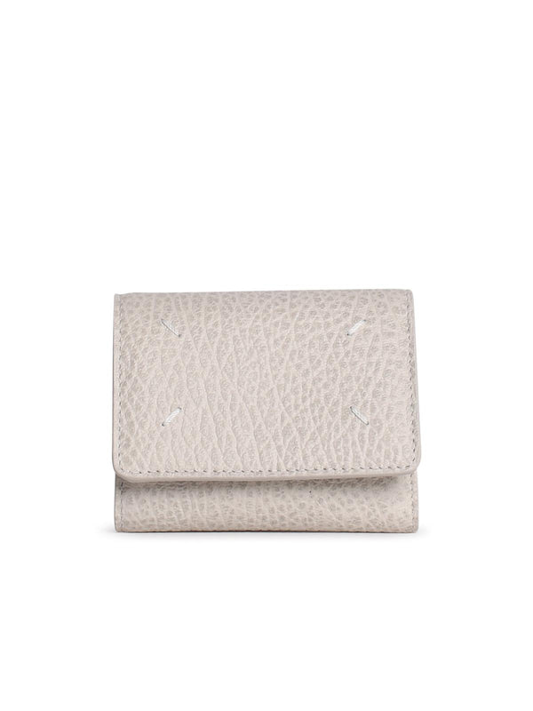 Maison Margiela Ivory Leather Wallet