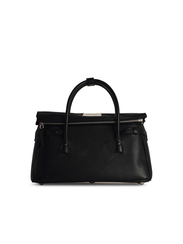 Maison Margiela 'sac Est West' Black Leather Bag