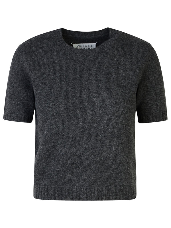 Maison Margiela 'm/c' Grey Wool Sweater