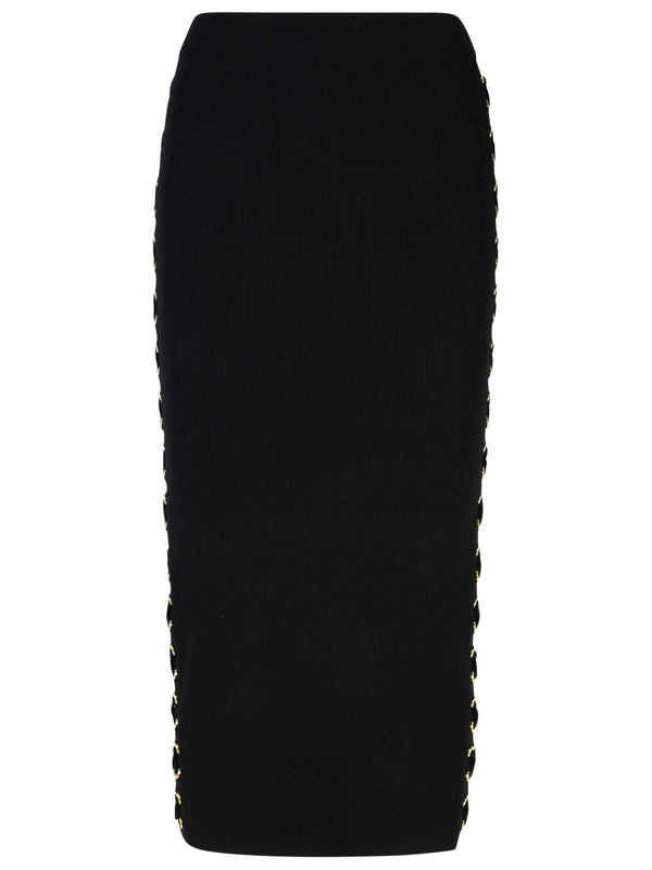 Michael Michael Kors Black Viscose Blend Skirt