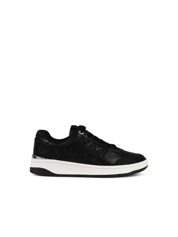 Michael Michael Kors 'rebel' Black Leather Sneakers