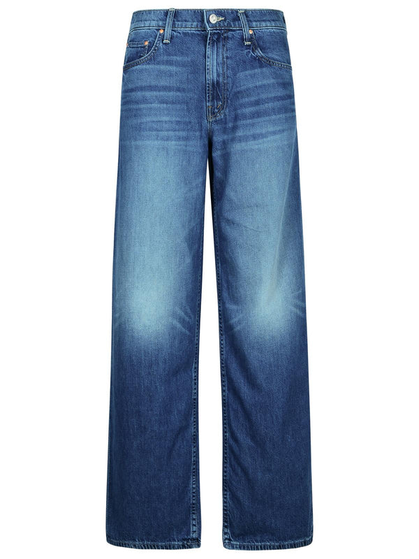 Mother 'mid Rise' Blue Cotton Jeans