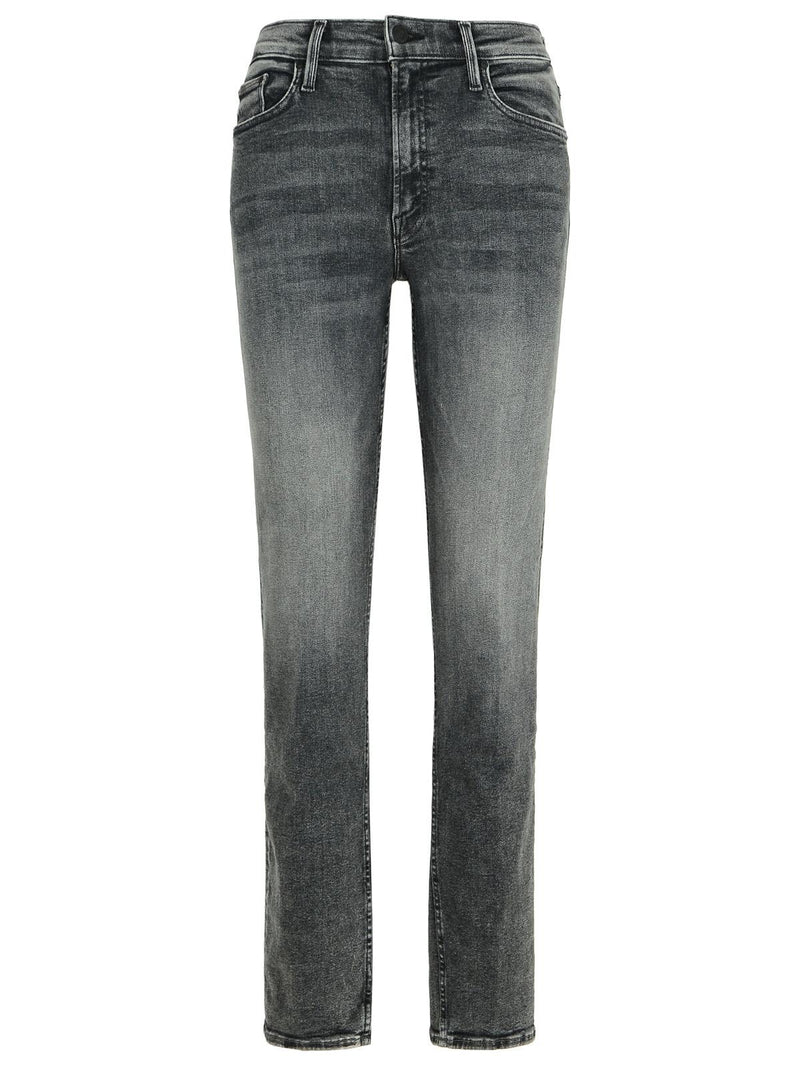 Mother Mother TWISTER Grey Cotton Jeans Women - World Class Fashion